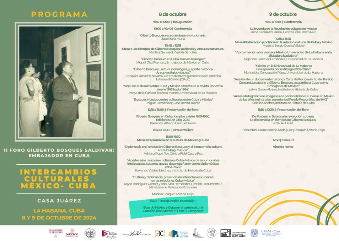 UNAMCuba-Actividades-2024-embajada-de-mexico-en-cuba-actividades-octubre