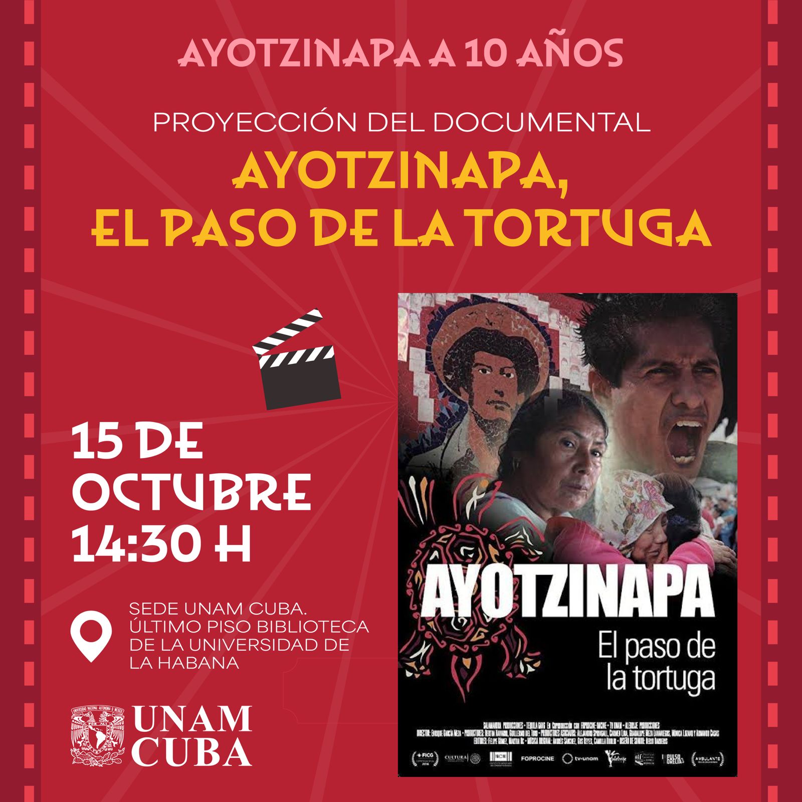 UNAMCuba-Actividades-Ayotzinapa-una-década